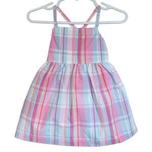 OshKosh Baby - NWT girls 6-9mo 2pc plaid pastel dress